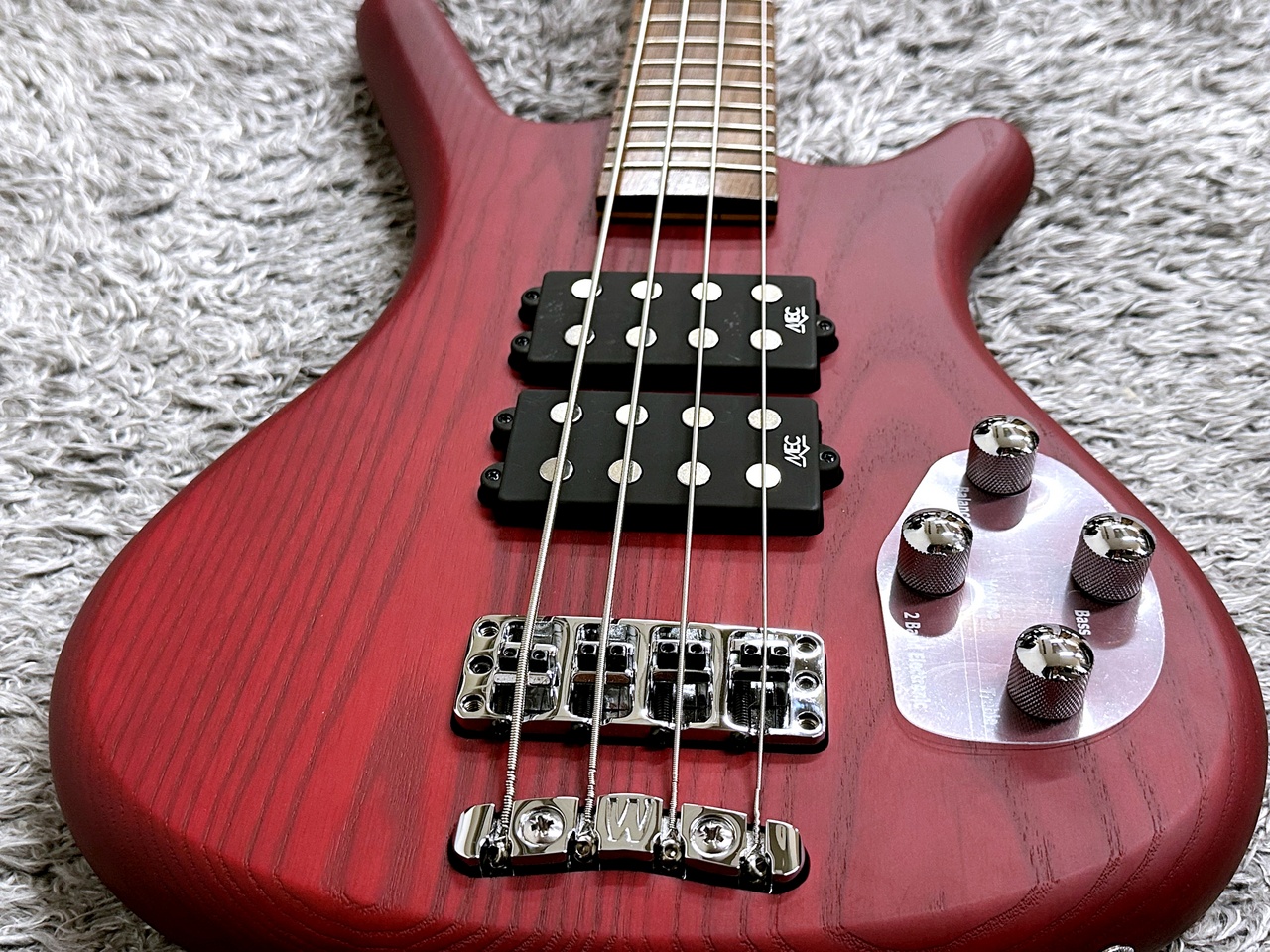 Warwick RockBass Corvette 
 4-string Burgundy Red