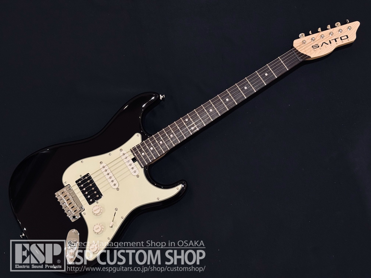 SAITO GUITARS S-622CS Heritage Black / Mint Green（新品/送料