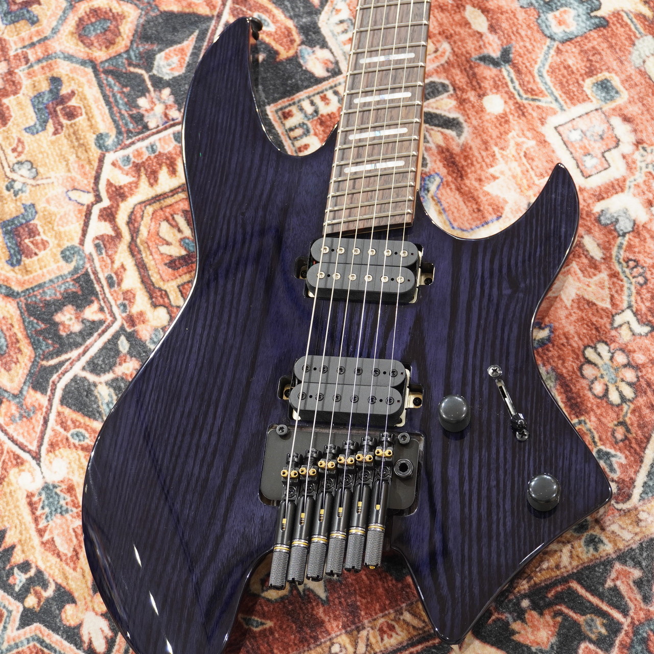 Sire Larry Carlton X6 6-String Headless TBK (Transparent Black