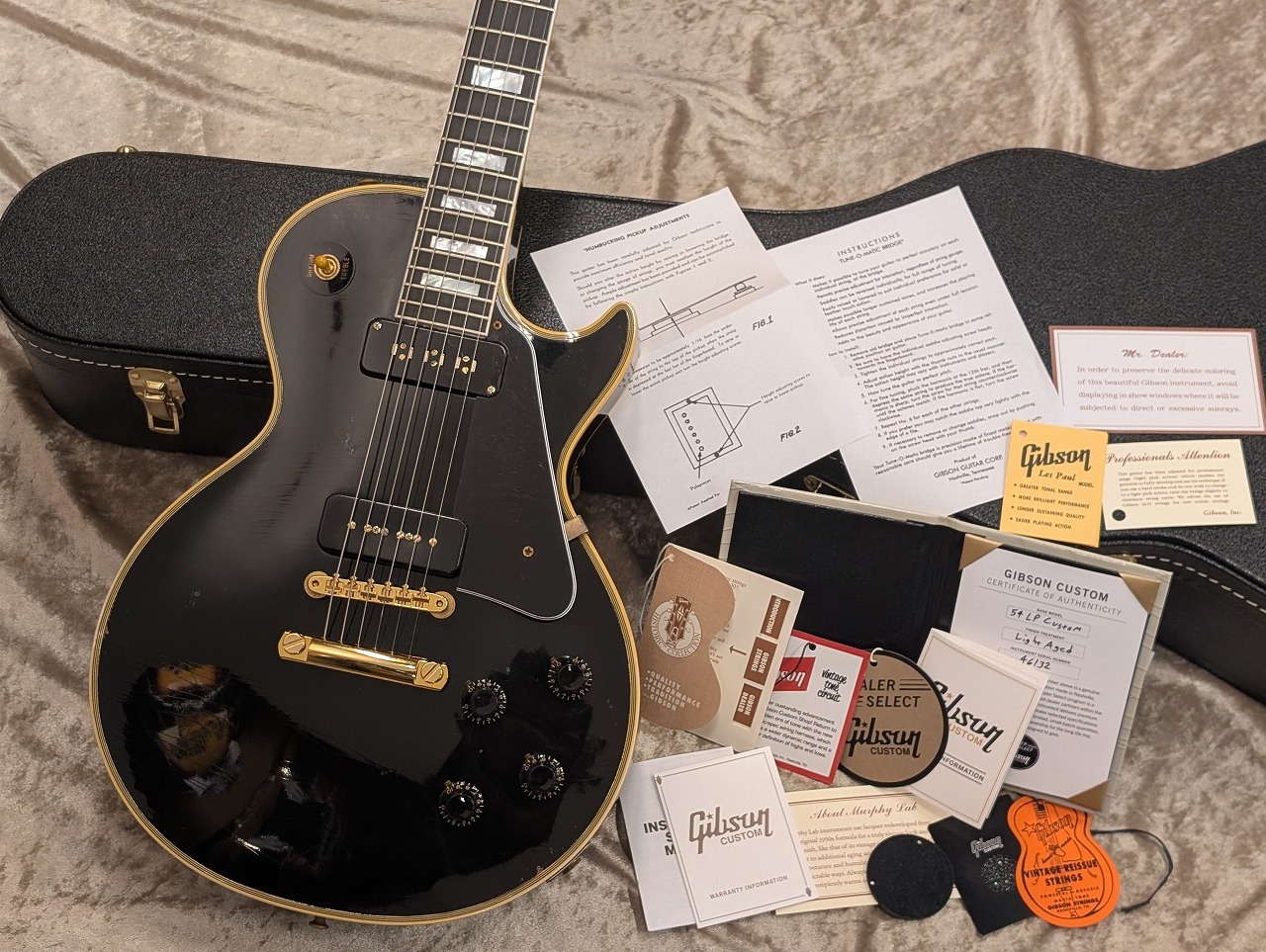 Gibson Custom Shop Ltd Run Murphy Lab 1954 Les Paul Custom Staple