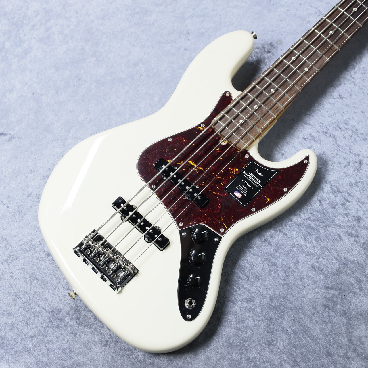 Fender American Professional II Jazz Bass V -Olympic White -【4.29kg】【#US23077011】（新品）【楽器検索デジマート】