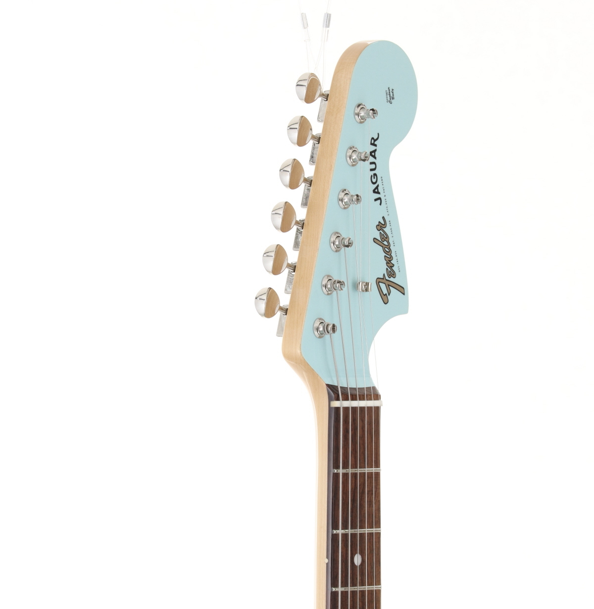 Fender FSR MIJ Traditional II 60s Jaguar Daphne Blue Matching Head