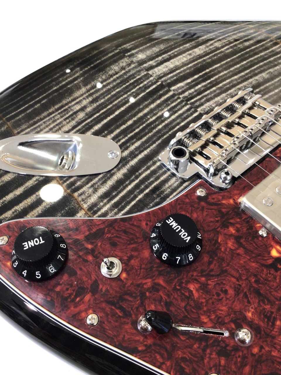 Kz Guitar Works ST Trad 22 SSH7 / See Through Black【5Aフレイム