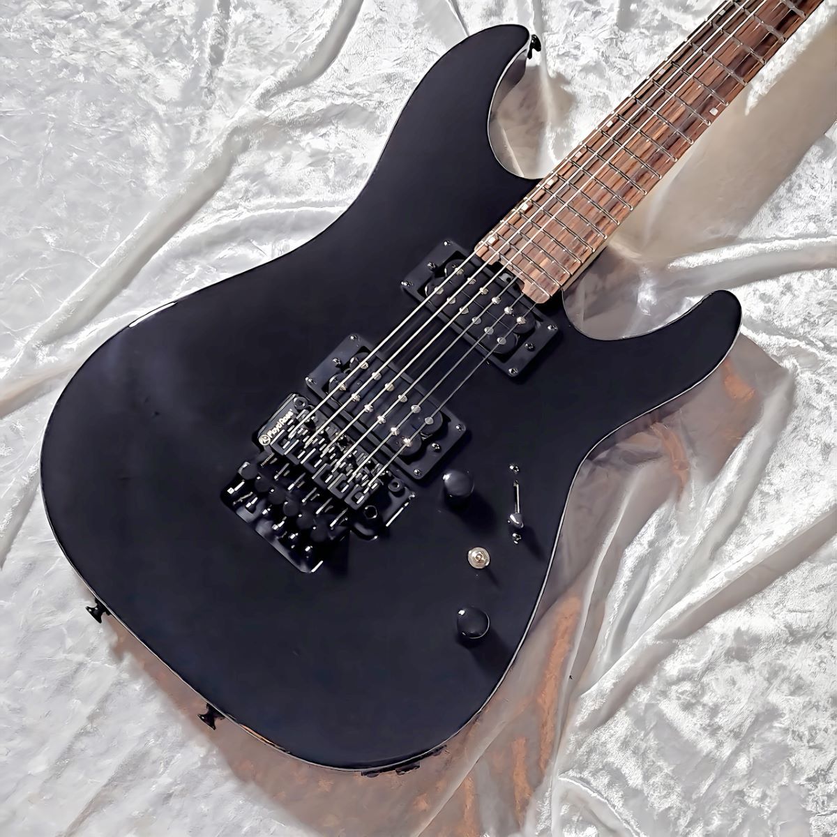 SCHECTER L-OL-NV-4-AL-RH/FRTR Black ブラック フロイドローズ コイルタップ 24フレット