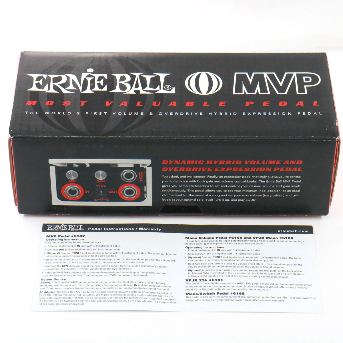 ERNIE BALL 6182 MVP / Most Valuable Pedal ボリュームペダル 【池袋