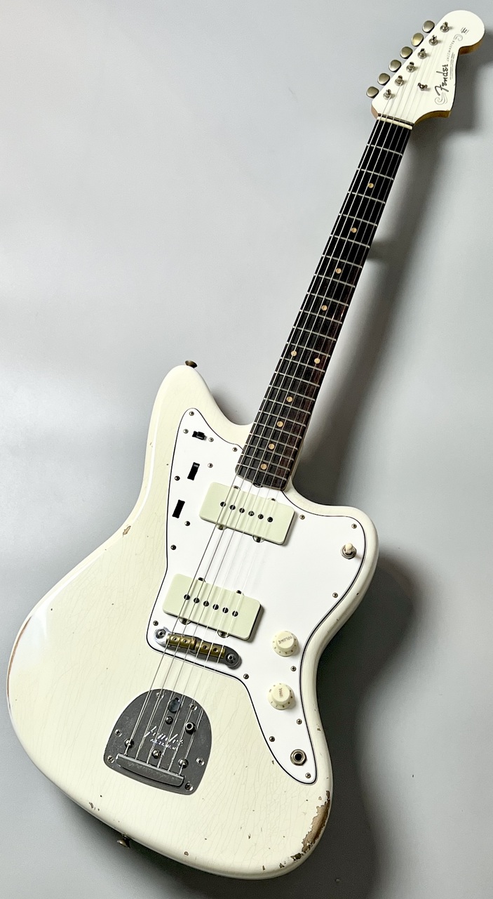 Fender Custom Shop 1963 Jazzmaster Relic Aged Olympic White ≒3.52