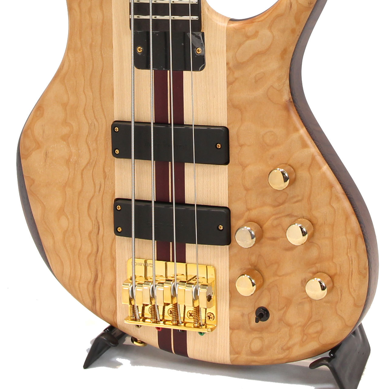 ベース tobias 90s Early 1990's Tobias Basic 6 String Bass Guitar Zebrawood