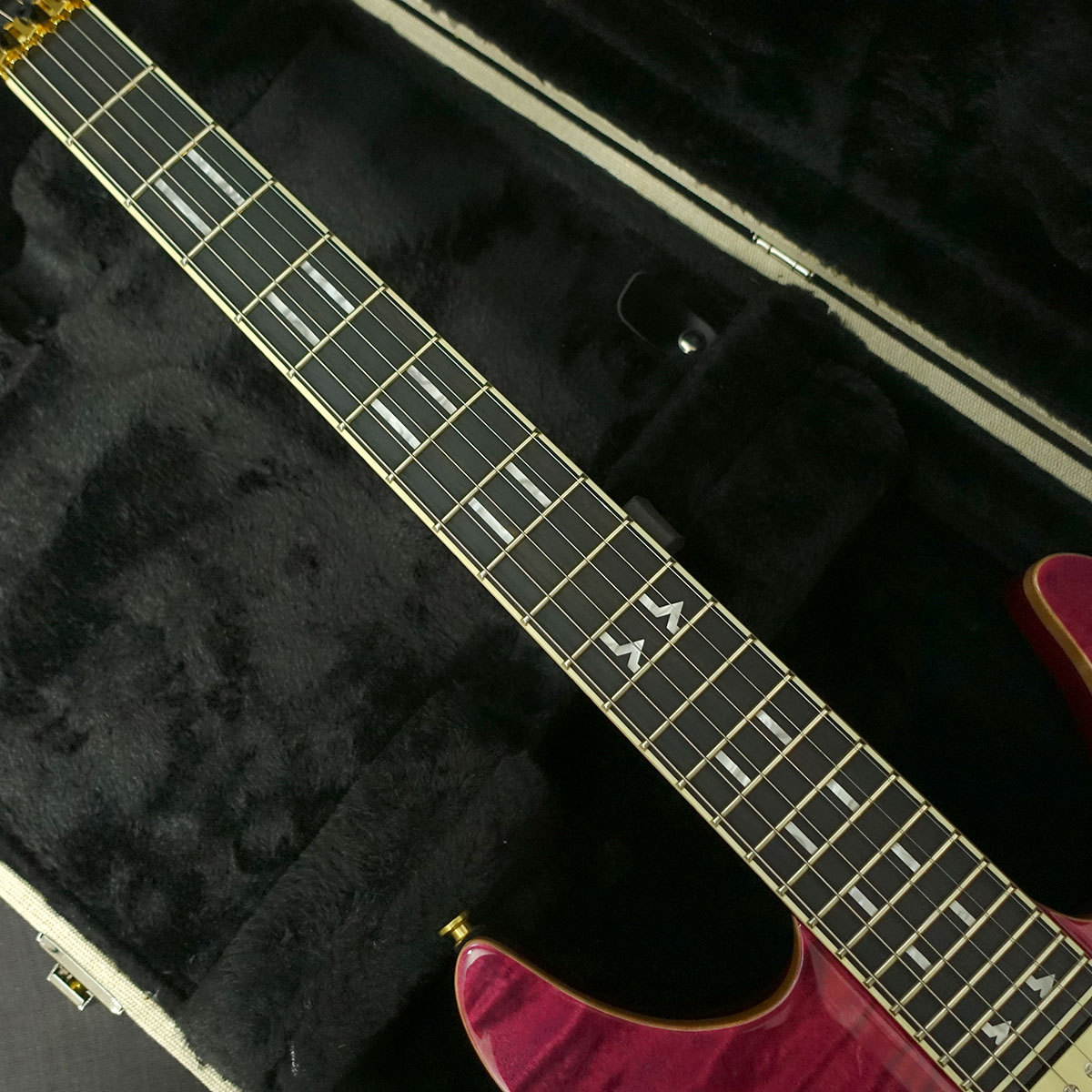 レア！ヴィンテージハープ　カンテレ　古楽器 PEAVEY Adrian Vandenberg Signature Purple Flame Maple【ロッキン