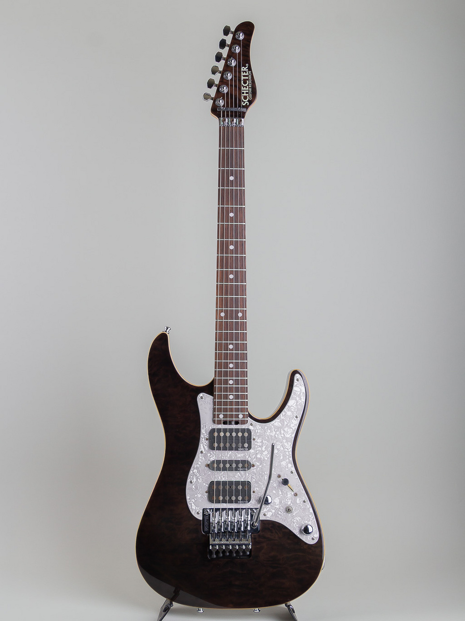 ROK希少！アッシュボディ schecter SD-2 24-AS SCHECTER SD-2-24-AS See-Thru Black 2015（中古）【楽器検索デジマート】