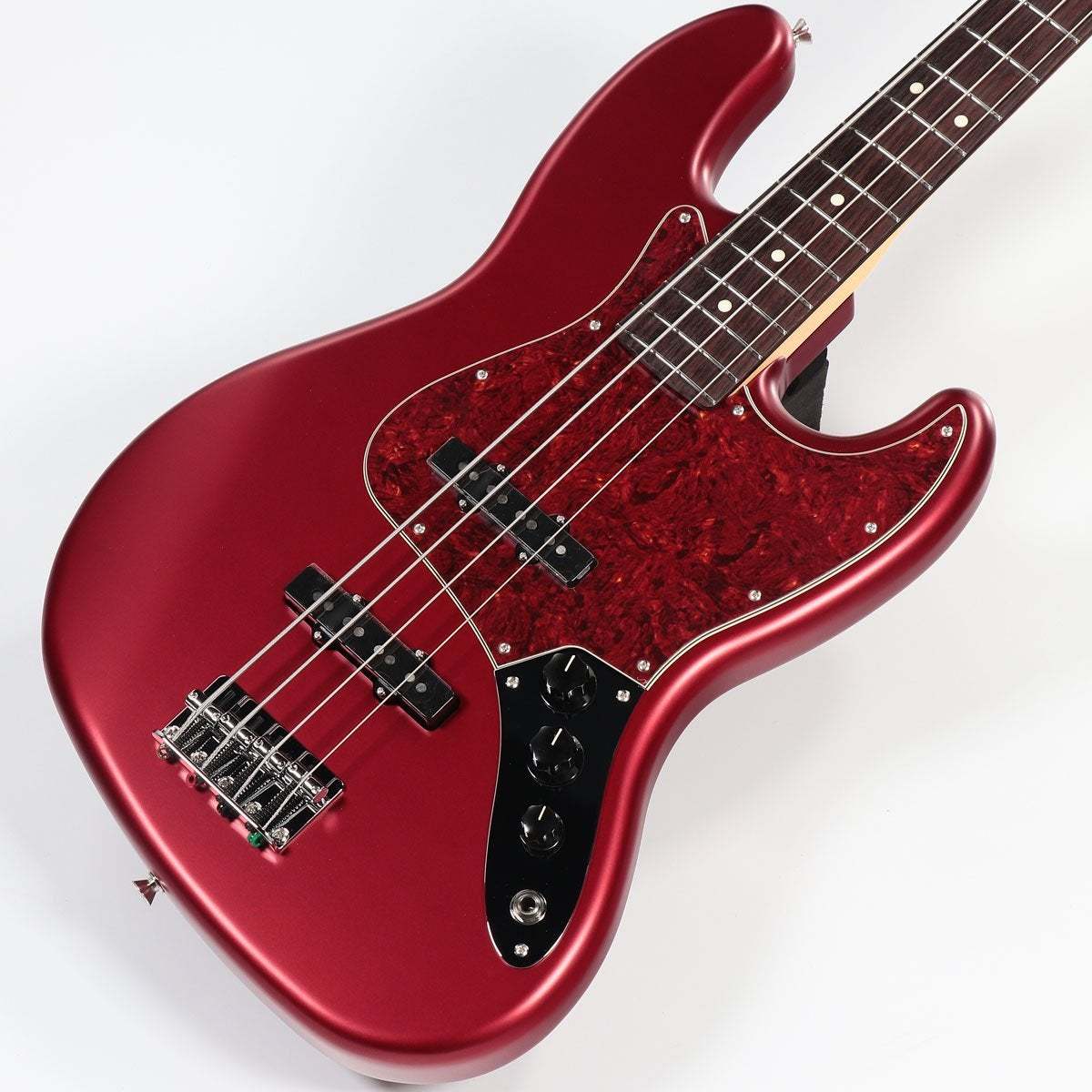 Fender FSR Collection Hybrid II Jazz Bass Satin Candy Apple Red
