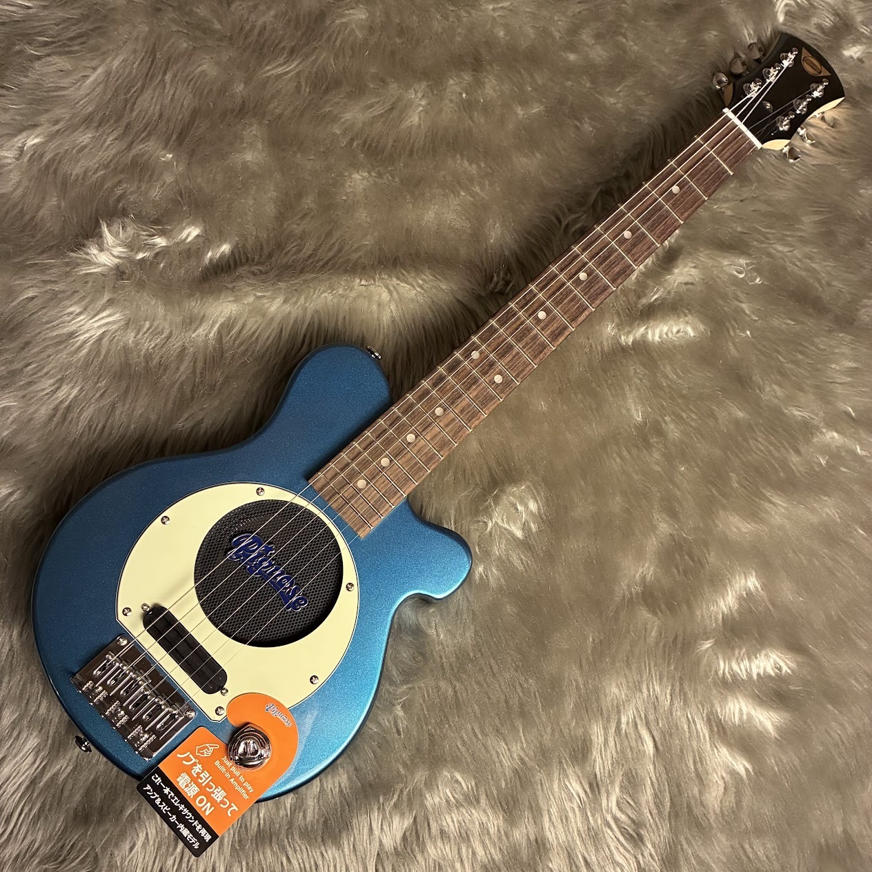 Pignose PGG200 MBL スピーカー内蔵ミニエレキギター メタリックブルー