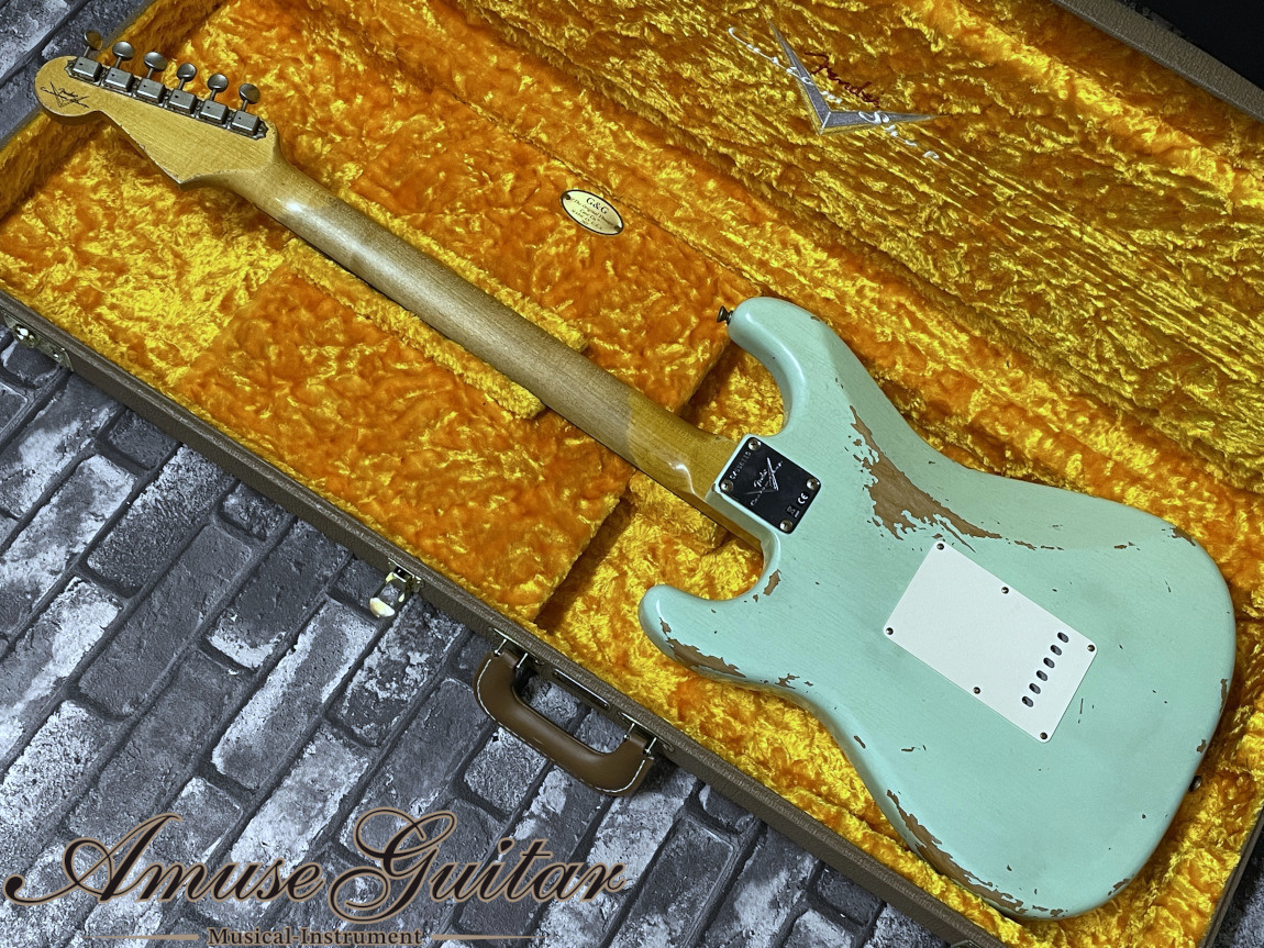 Fender Custom Shop 1959 Stratocaster Heavy Relic # Faded Surf Green  2021年製【HW Pickup/Texas SP】w/OHC 3.38kg（中古）【楽器検索デジマート】