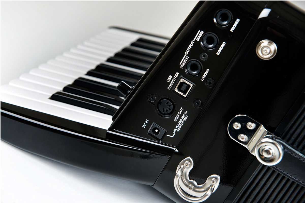 Roland V-Accordion FR-1X BK ブラック Vアコーディオン ピアノ鍵盤