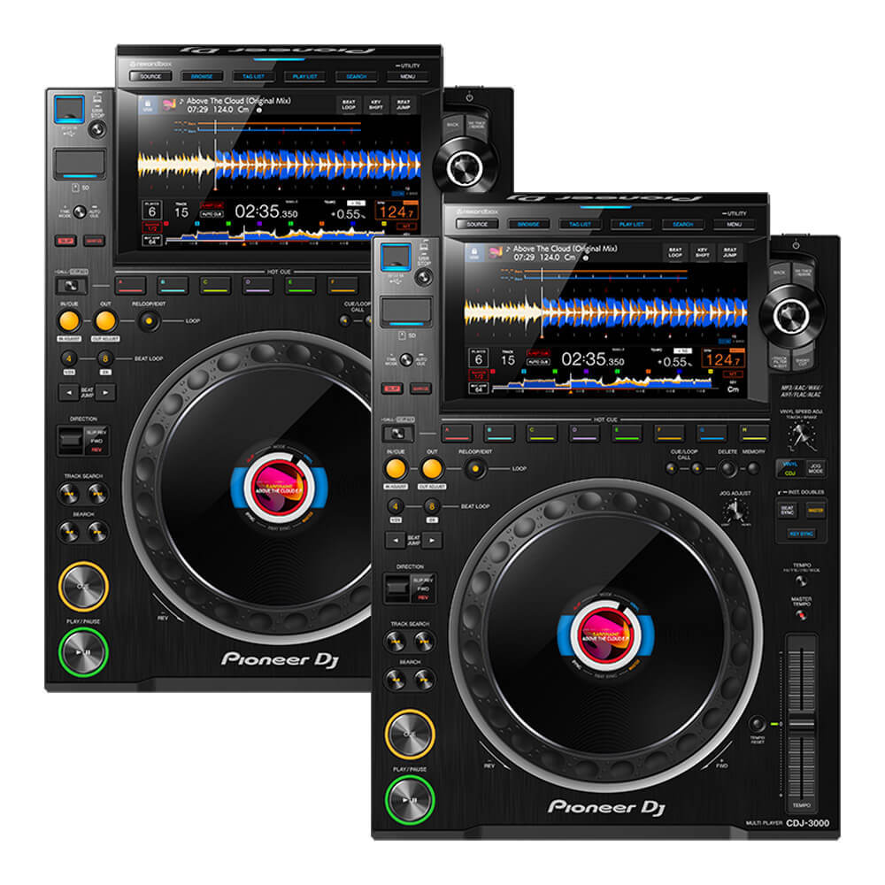 Pioneer Dj CDJ-3000 Twin set 【CDJ-3000の2台セット】【送料無料 