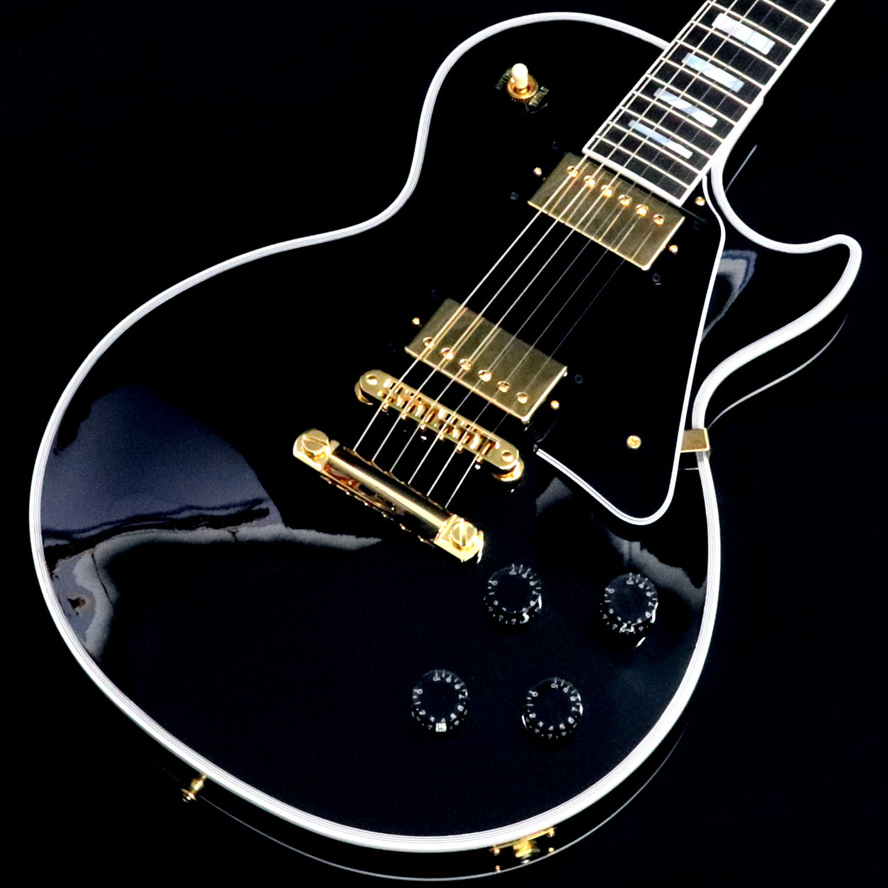 ギター Gibson Custom Shop Les Paul Custom w Les Paul Custom w/ Ebony Fingerboard Gloss | Gibson Japan