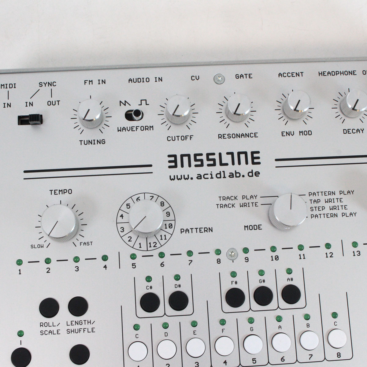 Acidlab Bassline3 シルバー Acidlab Bassline3 シルバー acidlab Bassline3 Silver｜ミュージック