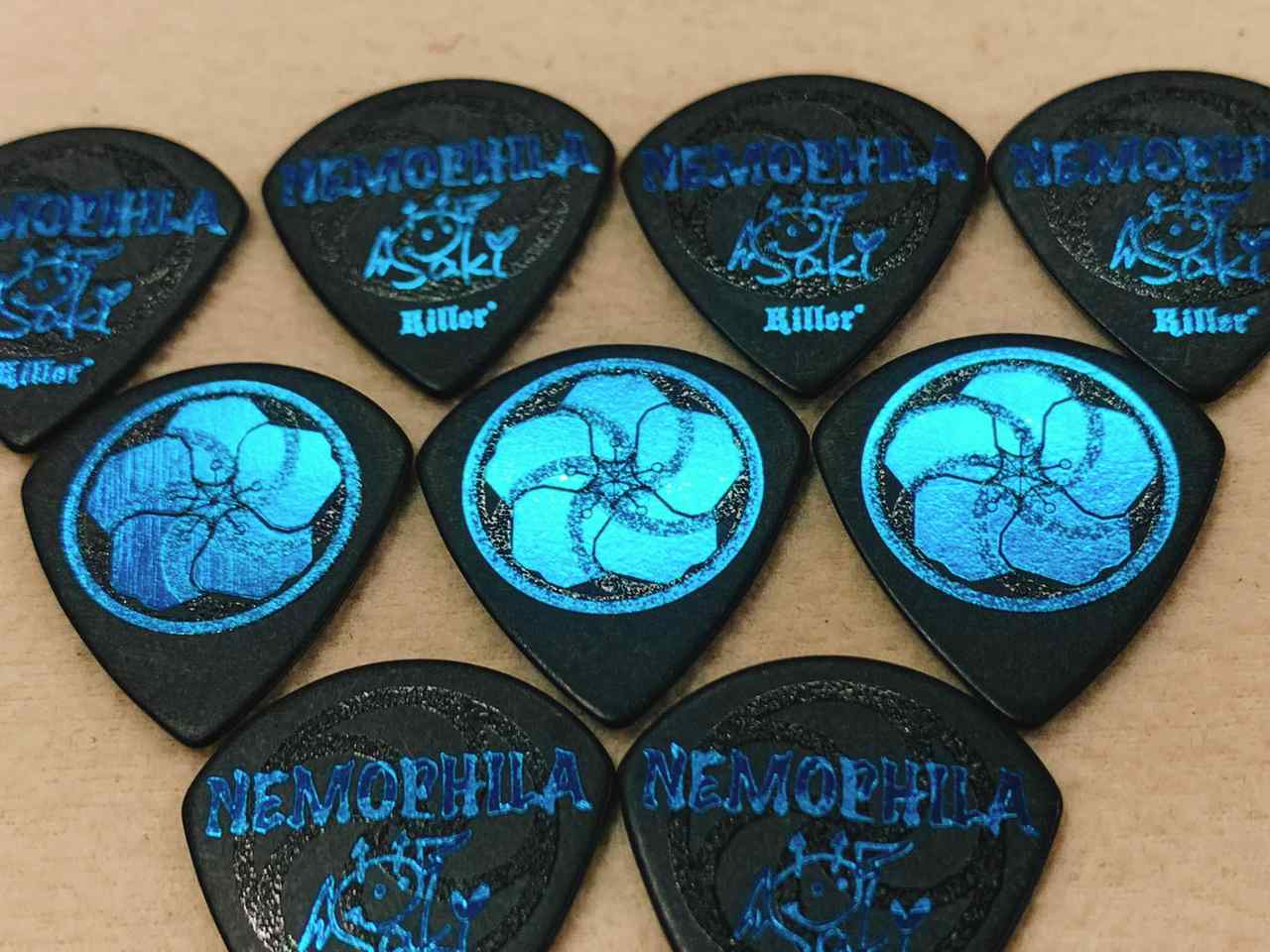 【新品】心聴心聞 NEMOPHILA サイン付き（SAKI） Killer KP-NS12 Nemophila Saki pick 20枚（新品）【楽器検索