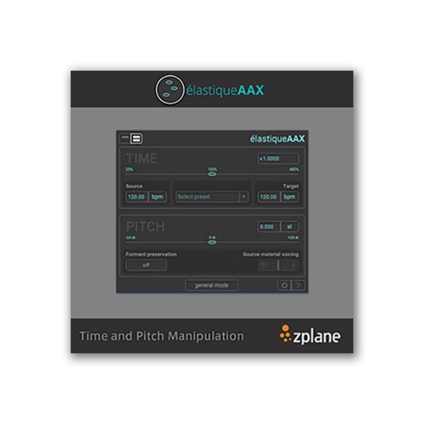 ZPLANE ELASTIQUE AAX プラグインエフェクト ProTools専用タイム