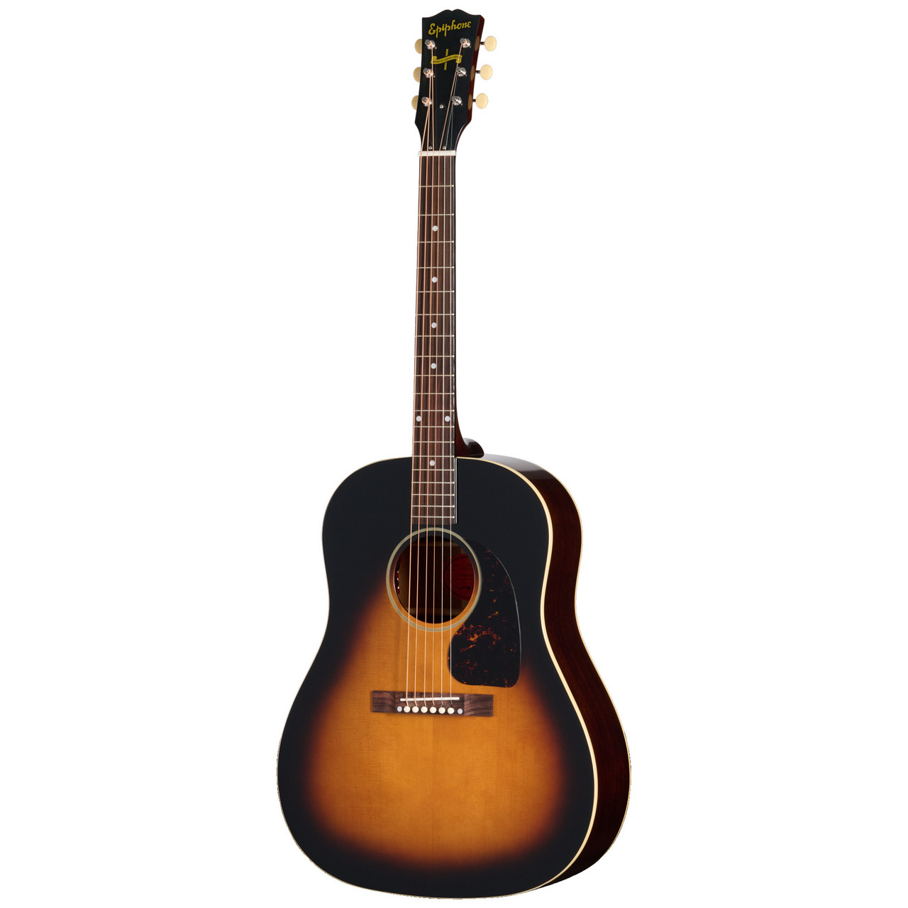 美品Epiphone Inspired by Gibson J-45 オール単板 オール単板】 Epiphone Masterbilt J-45 EC アコースティック
