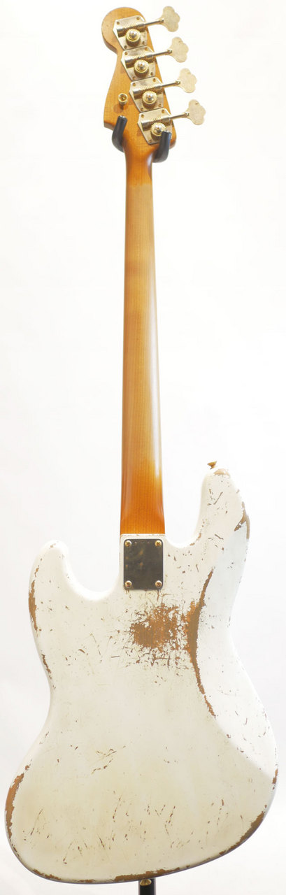 ジャズベース ホワイト レリック カスタム ノーブランド品 Fender Custom Shop Master Built Series 1960 Jazz Bass Heavy Relic