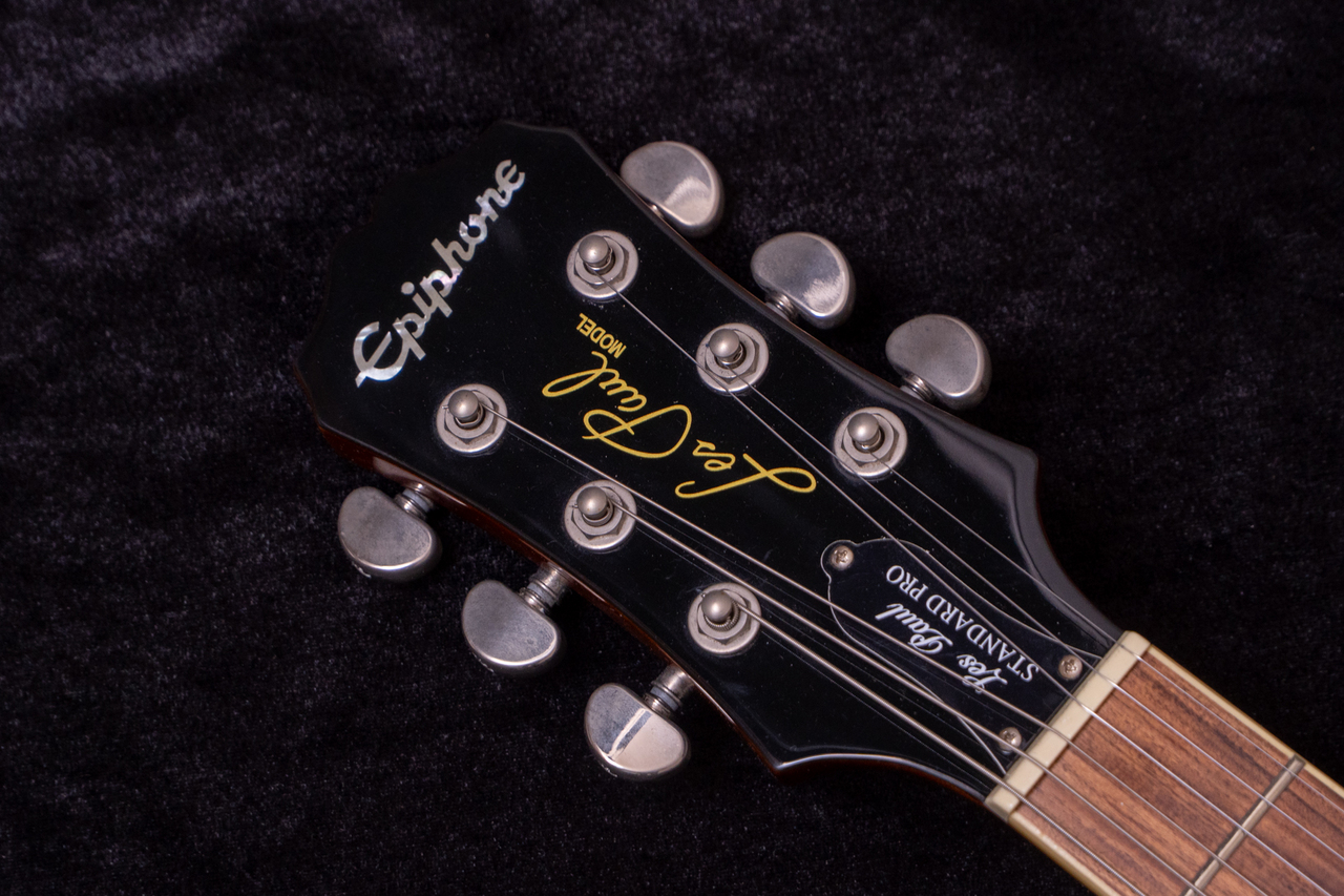 未使用級 エピフォン LesPaul standard pro 2019年 虎目 Epiphone Les Paul Standard Pro 2019 3.82kg #19101525076【TONIQ横浜