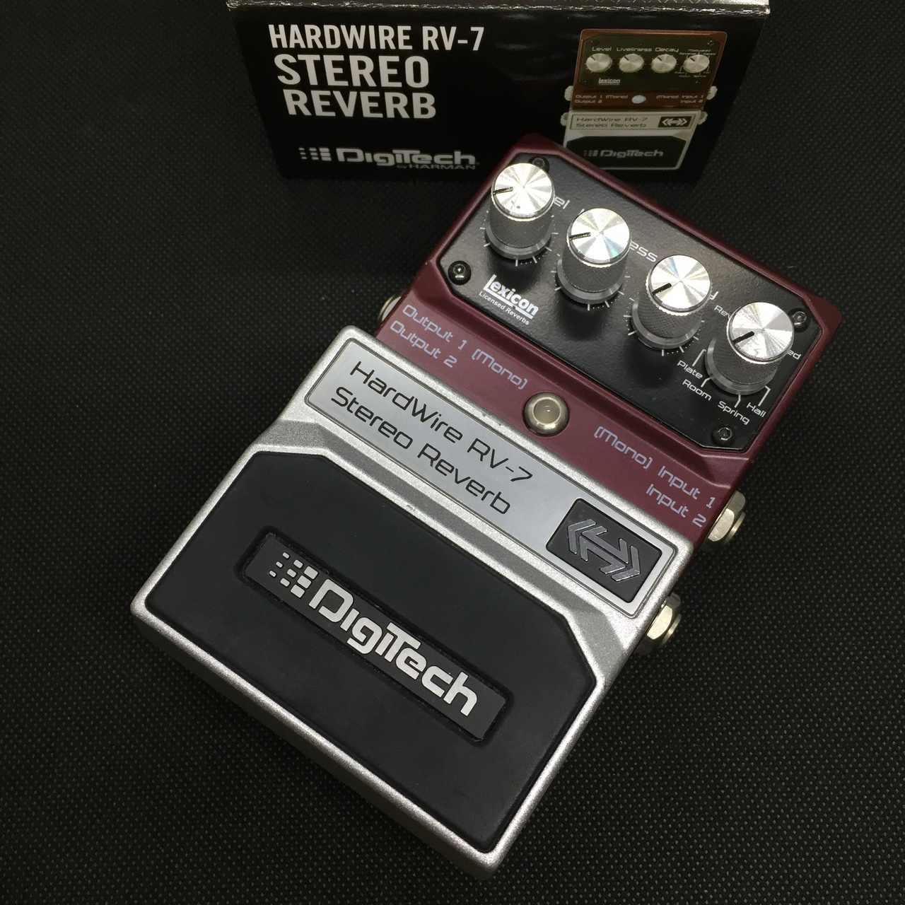 ギター DigiTech HardWire RV-7 Stereo Reverb PŁYTY DigiTech RV-7 Stereo Reverb pedał gitary | Gear4music