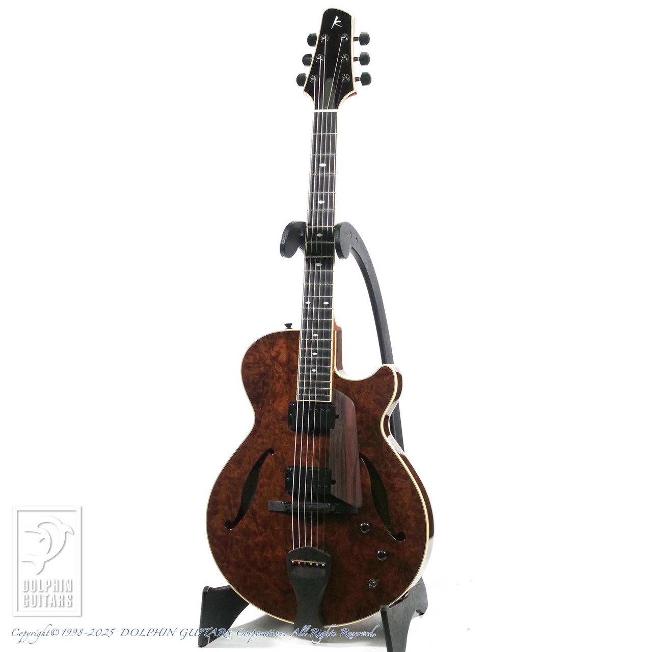 Kikuchi Guitars MF15S 2HB Imbuia Burl（新品）【楽器検索デジマート】