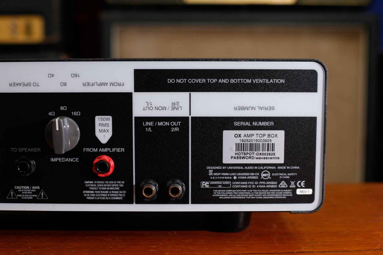 Universal Audio OX AMP TOP BOX ※同程度のコンディションのものが2個