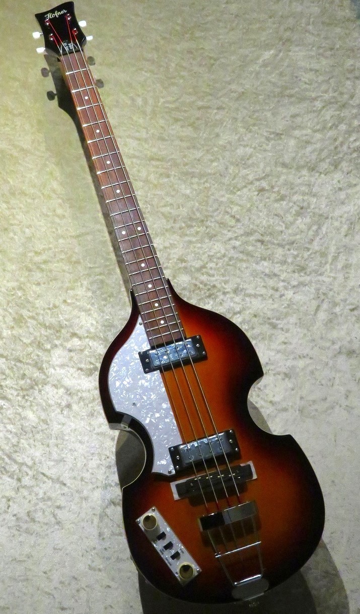 Hofner Violin Bass Ignition Premium Edition - Sunburst Lefty 