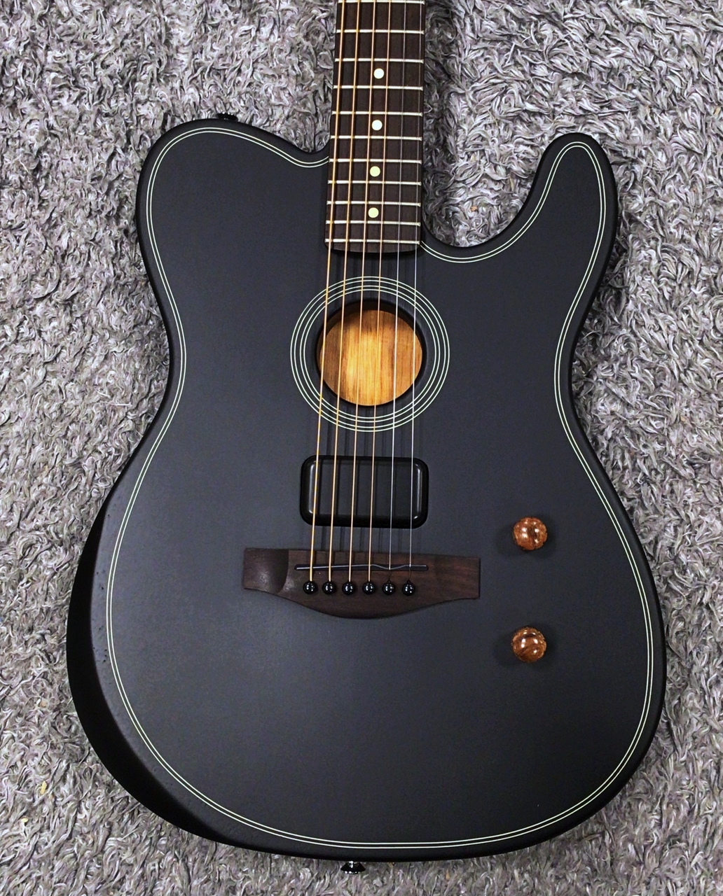 Fender Acoustasonic Standard Telecaster Black【2025年NEW