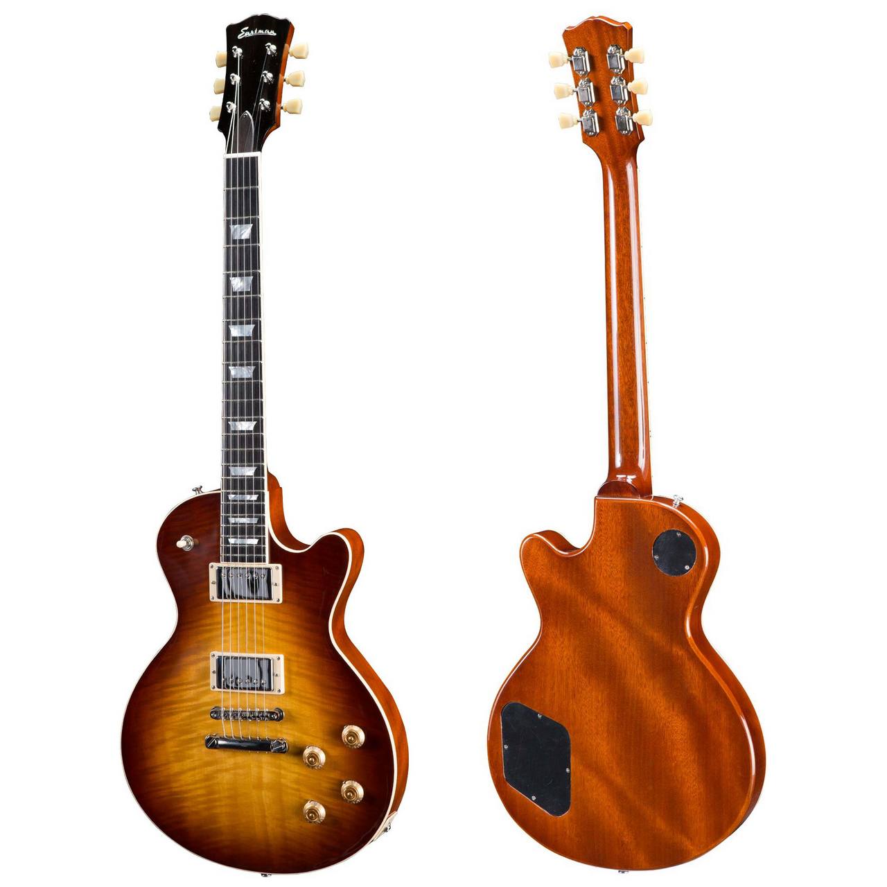 ゴールド ソリッドボディ エレキギター , Eastman SB59 Goldburst エレキギター ソリッドボディ SBモデル（新品