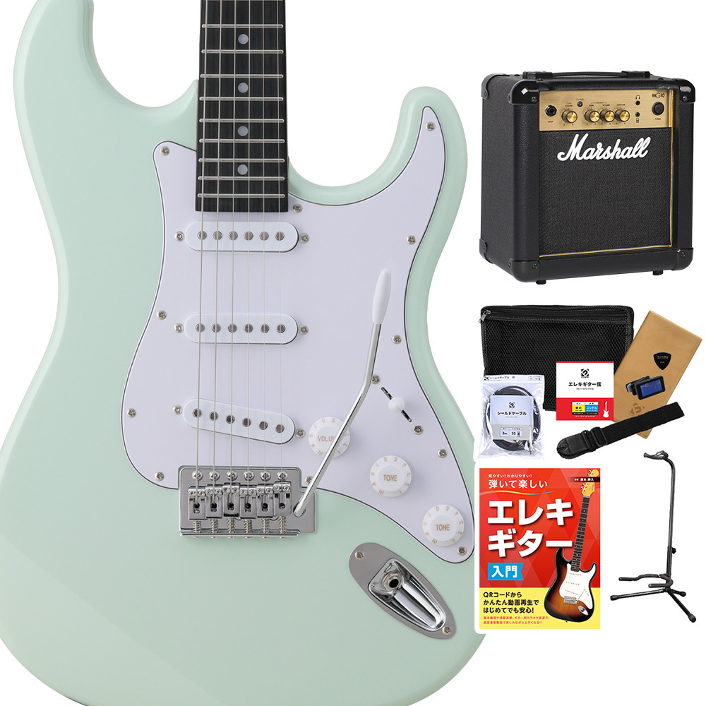 BUSKER'S BUSKER'S BST-Standard GRW エレキギター初心者セット 