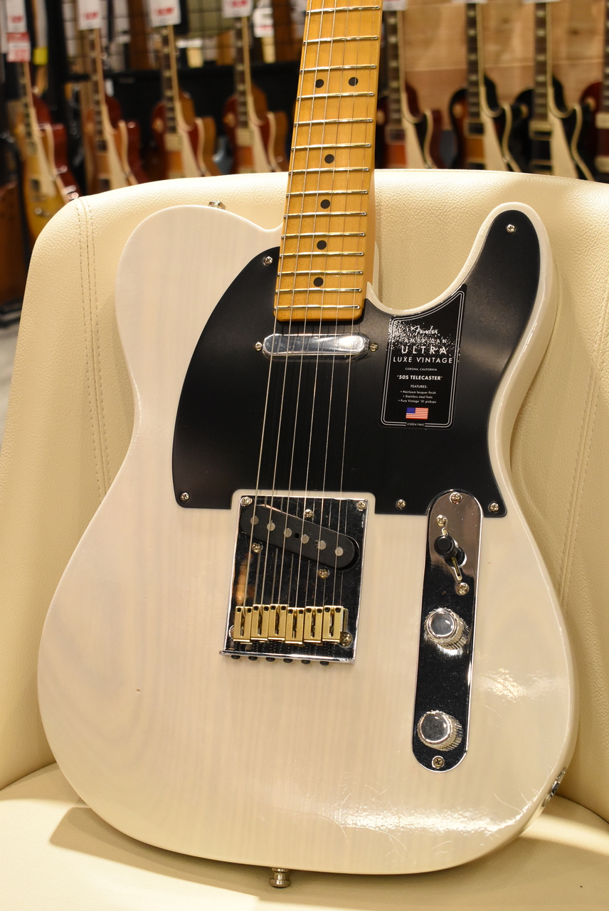 Fender/American Ultra Luxe '50s Telecaster Maple Fingerboard White