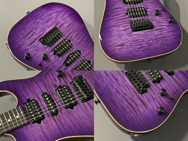 Suhr Custom Standard Trans Purple Burst【1ピースボディ&1ピース