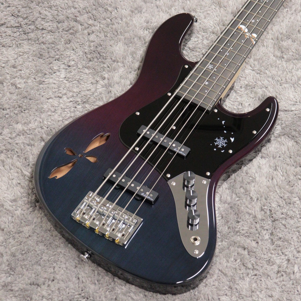 Bacchus WOODLINE-HOLLOW5 FUYUZAKURA WSE'25/E 5弦【現物画像】（新品