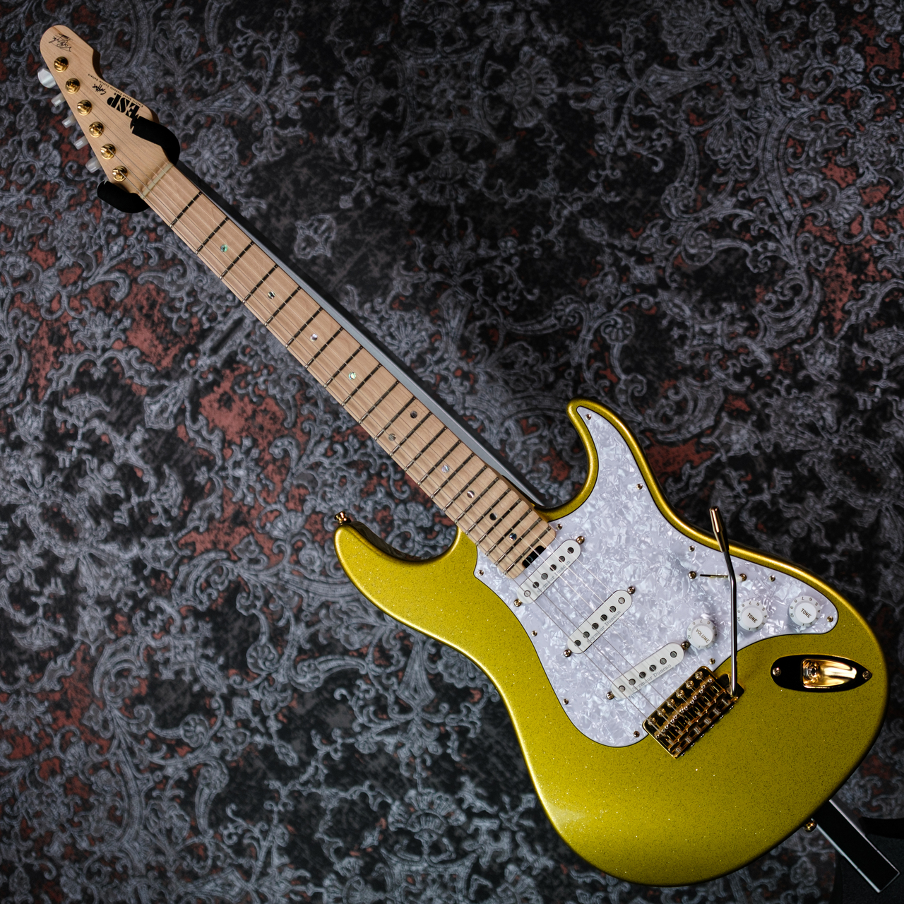 ESP SNAPPER Ohmura Custom -Eclipse Gold-【現物画像】（中古）【楽器