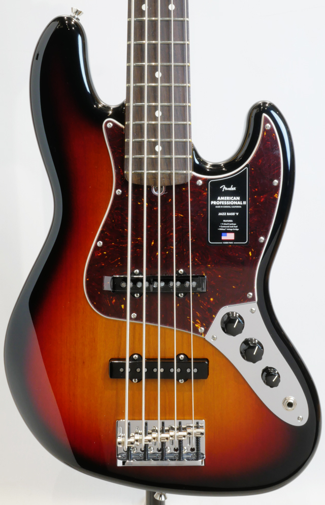 Fender American Professional II Jazz Bass V 3-Color Sunburst /  Rosewood（新品/送料無料）【楽器検索デジマート】