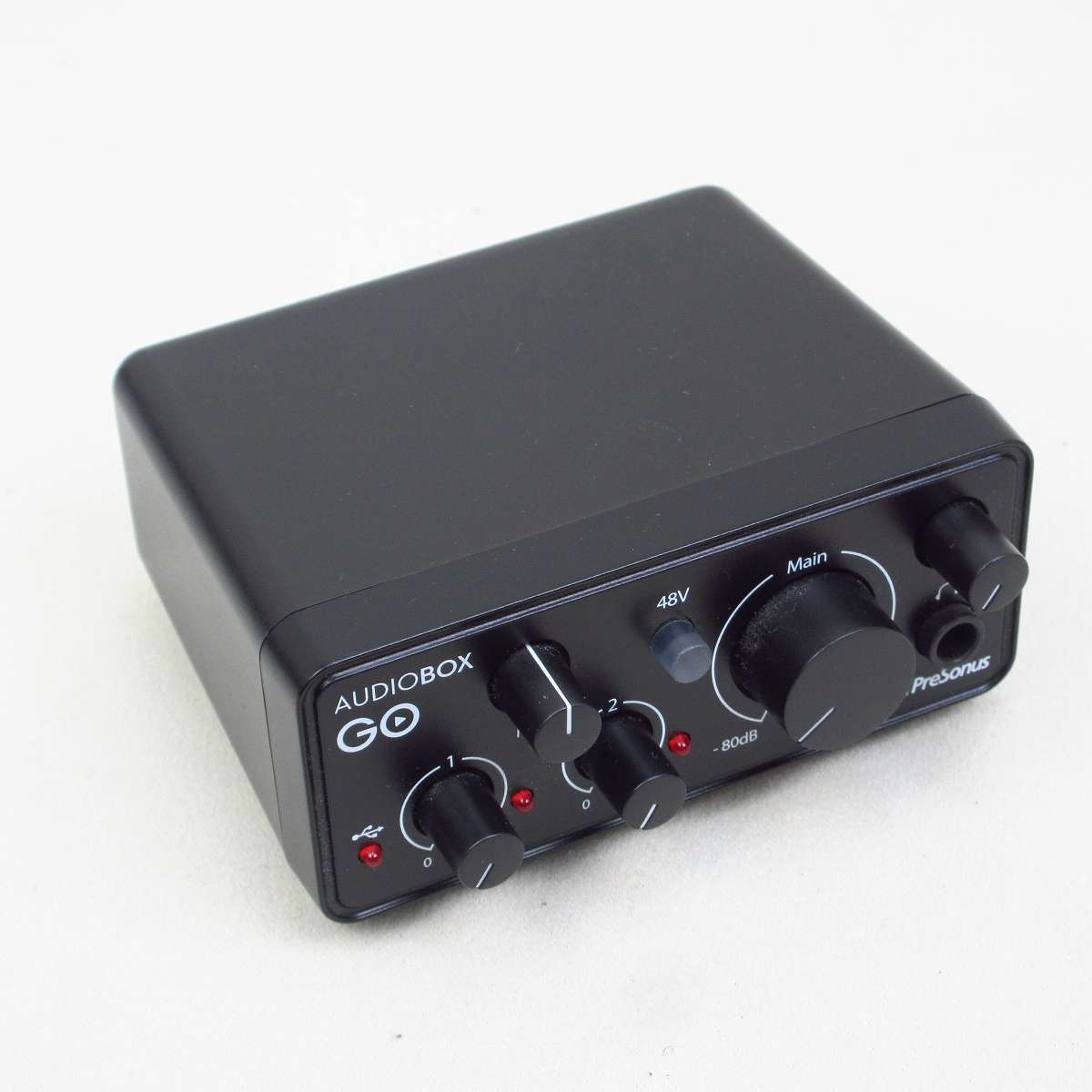 PreSonus AudioBox GO 軽量＆コンパクトなオーディオインターフェイス