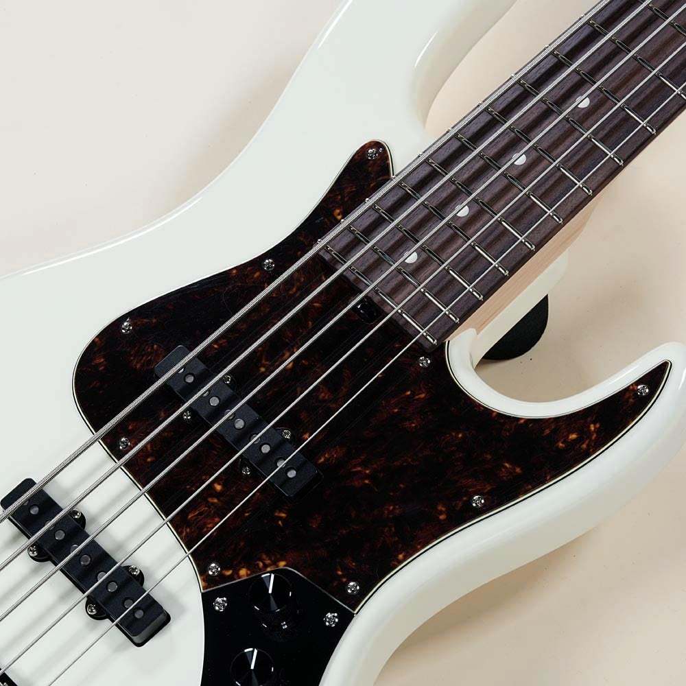 Kikuchi Guitars Hermes Series RV5 5st Alder Rosewood Olympic White