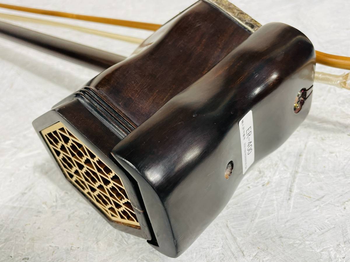 13555 古月琴坊　紅木　二胡　蛇皮　ER-400 古月琴坊 ER-400 二胡 初心者セット エントリーモデル 紅木二胡
