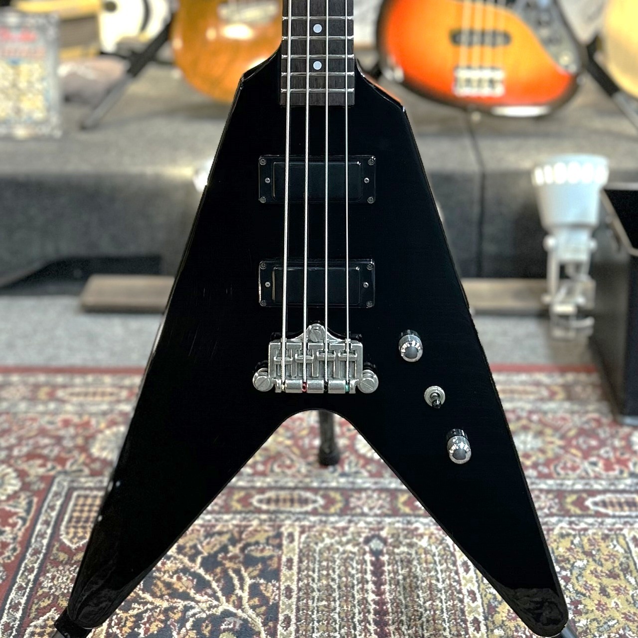 greco ビンテージベース　made in japan 日本製 Greco GVB-90 RB - Real Black - 【4.18kg】（中古）【楽器検索