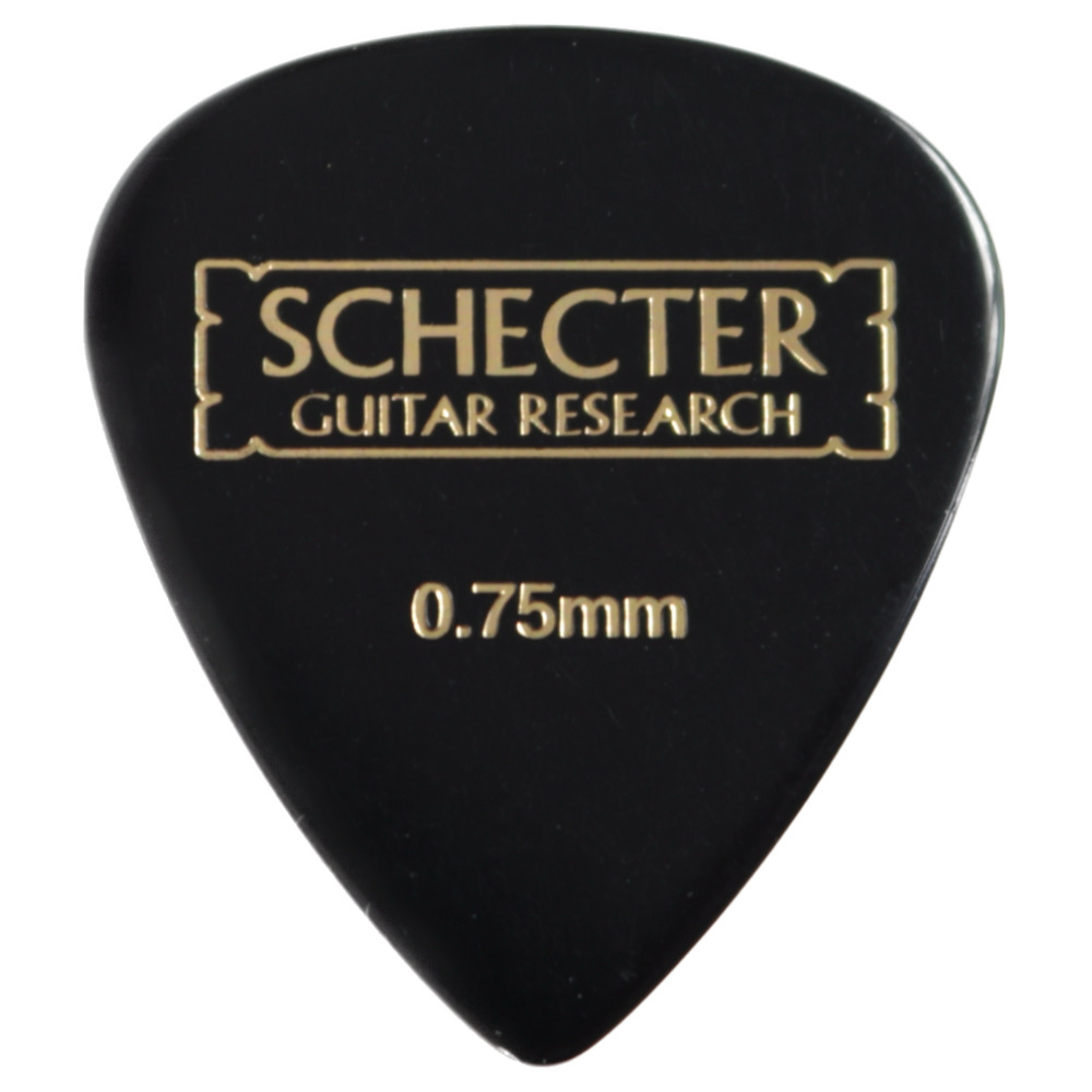 SCHECTER SPT-MC10 BK ティアドロップ型 MEDIUM セルロイド ギターピック×10枚