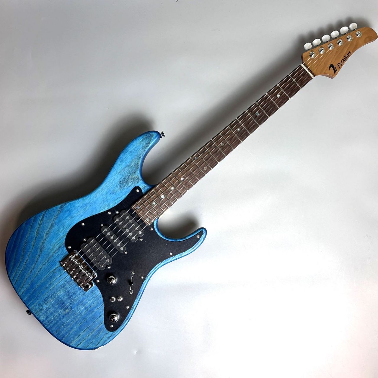 T's Guitars DST24 SOLID ASH SeethroughBlue ＃033191（新品/送料無料