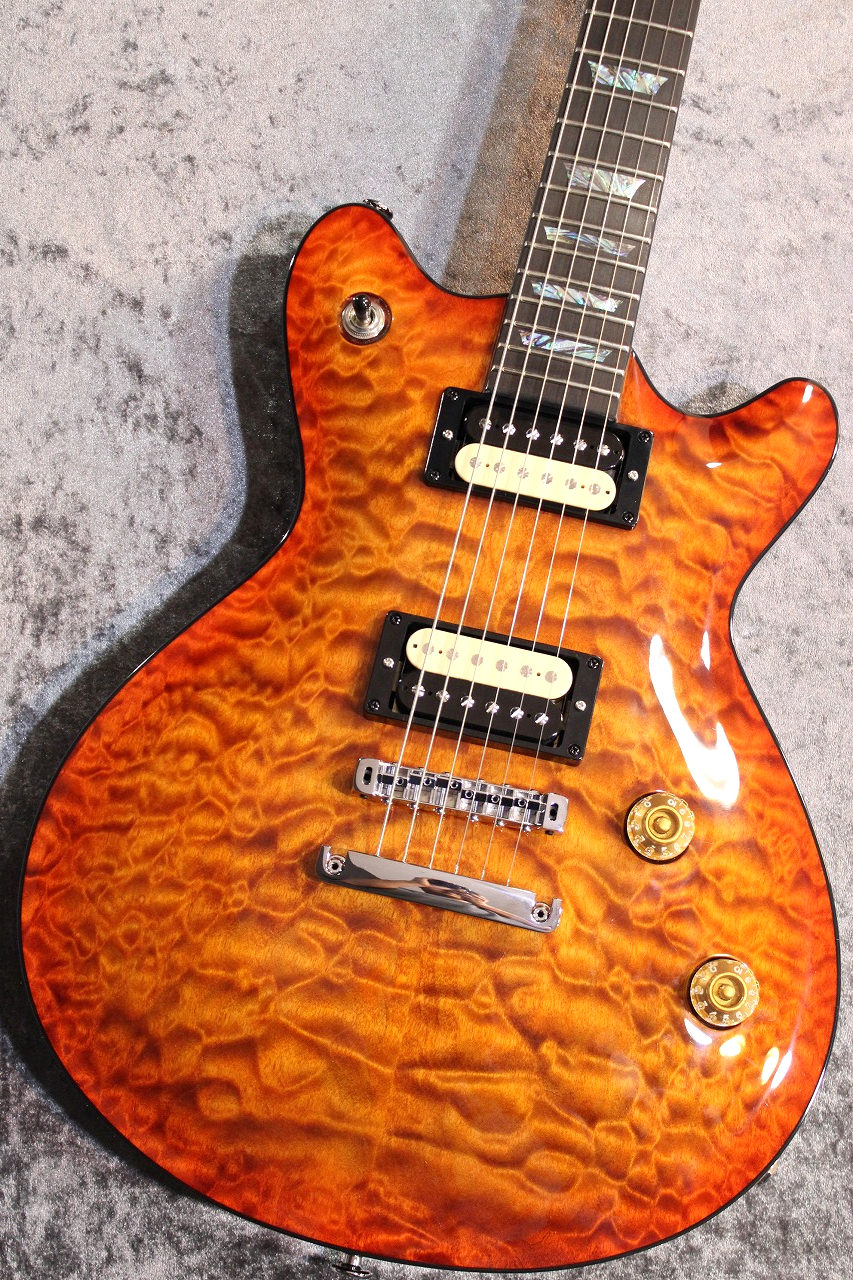 T's Guitars Custom Order Arc-Standard 22 5A Ouilt TM Burst 