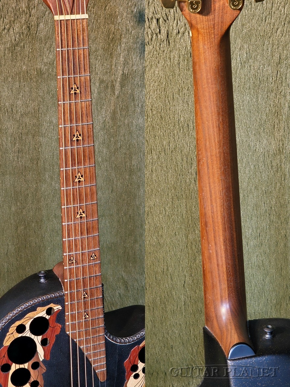 Ovation Super Adamas 1587-5 (Black) -1994USED-【48回迄金利0%対象