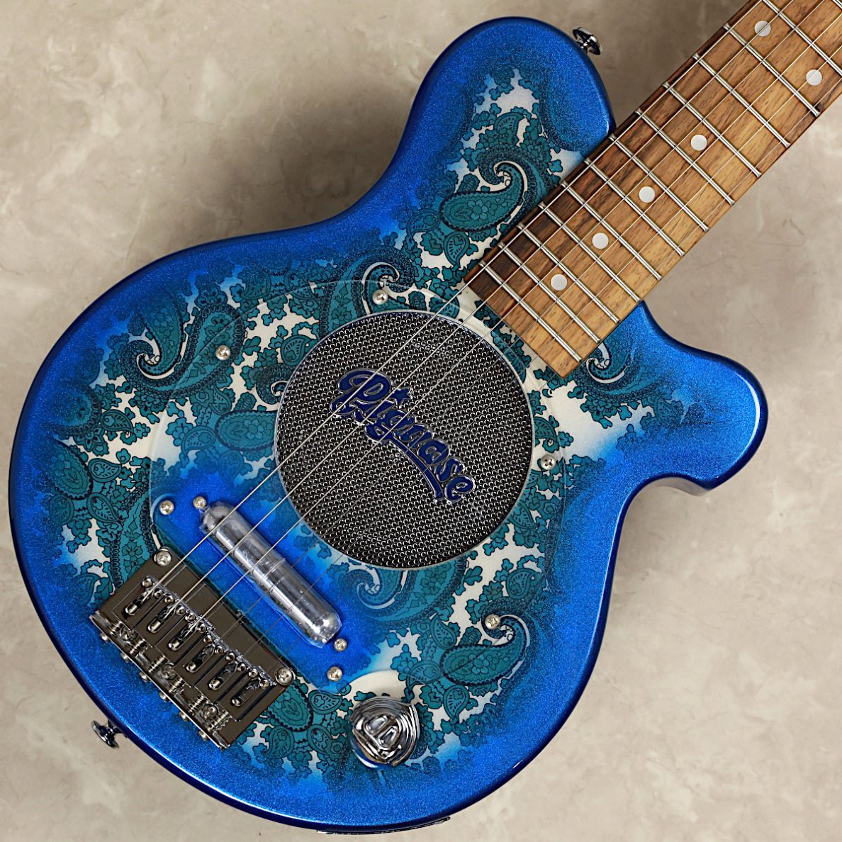 Pignose PGG-200PL BLPL ミニエレキギターPGG200 ブルーペイズリー