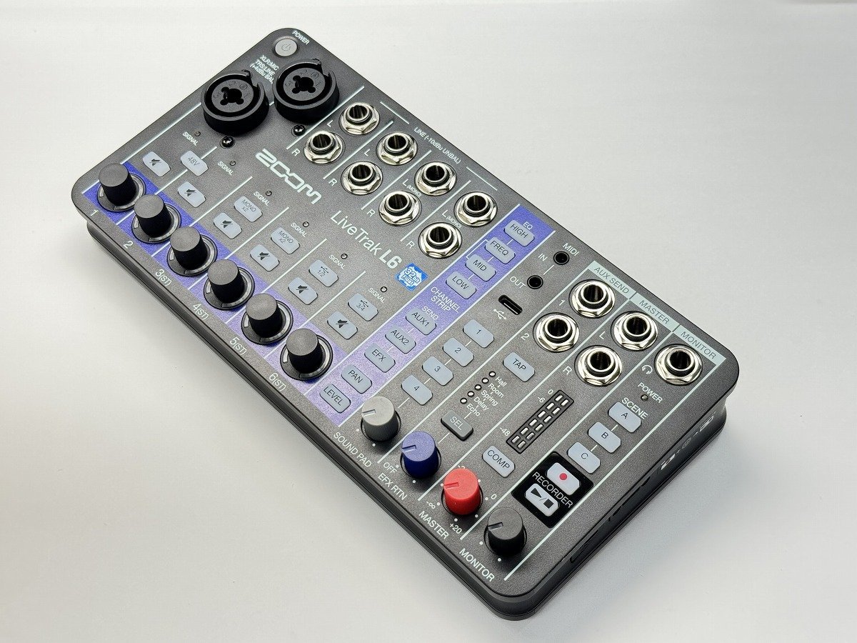 ZOOM LiveTrak L6 デジタルミキサー&レコーダー【WEBSHOP