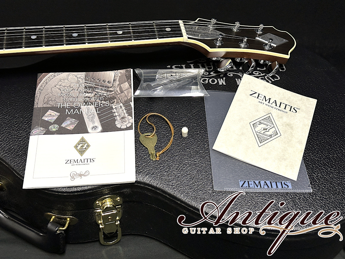 Zemaitis Custom Shop CS24MF Custom 2015 Metal Front w/Leaf Scroll