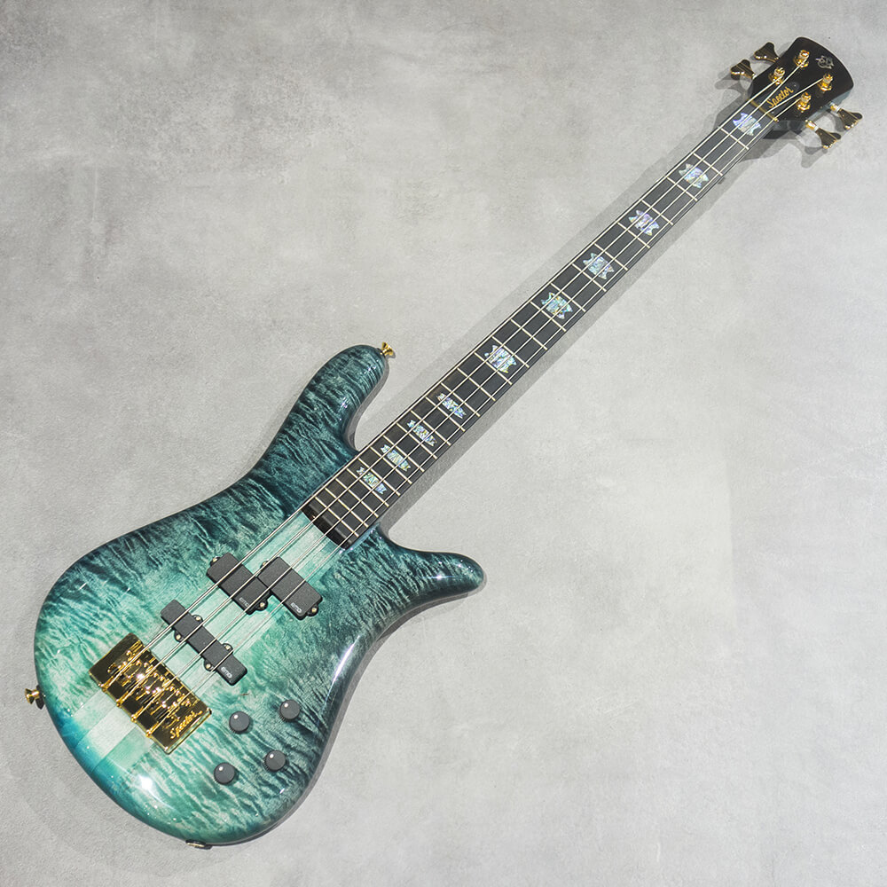 Spector NS-2 QM/SW M/EB EMG PJ Green Black Fade High Gloss【分割48