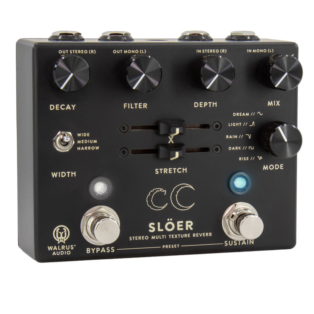 WALRUS AUDIO SLOER BK Stereo Ambient Reverb リバーブ ギター